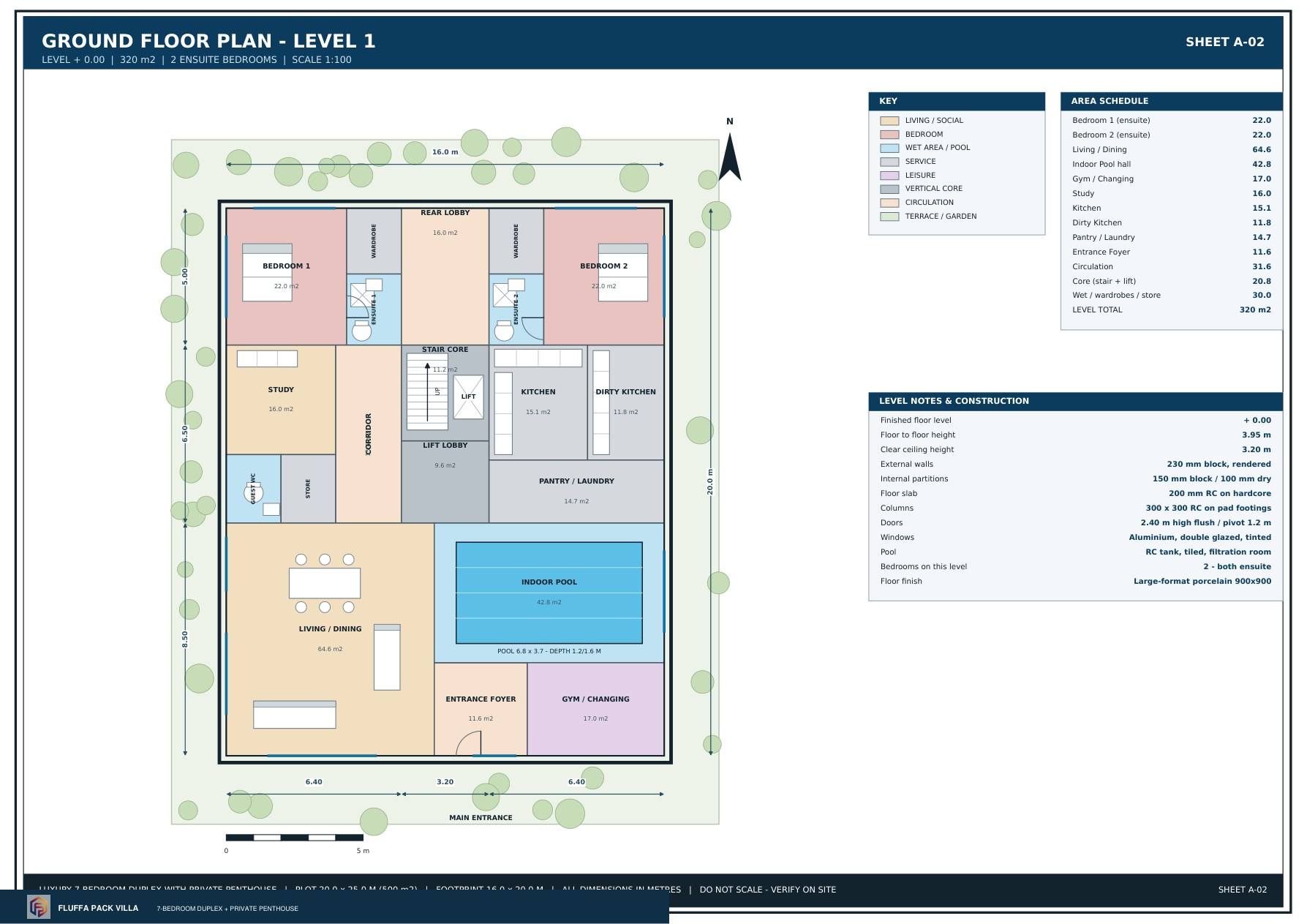A-02 — Ground Floor Plan