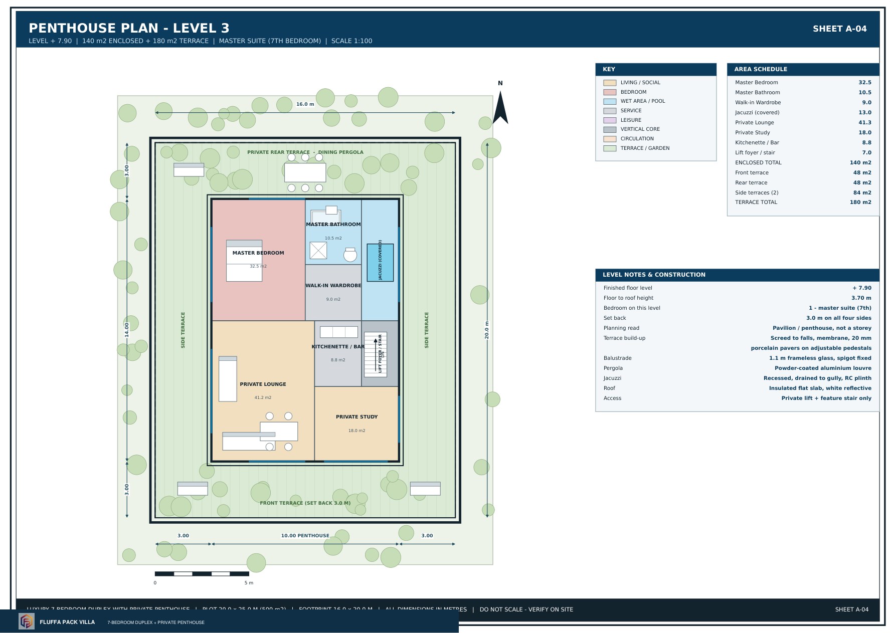 A-04 — Penthouse Plan